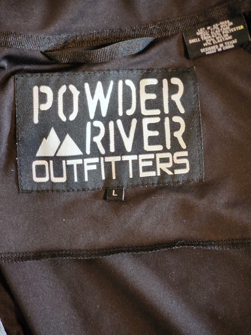 Powder River Black & Gray Women’s Softshell Jacket with Blue Trim Size Large - Picture 7 of 16